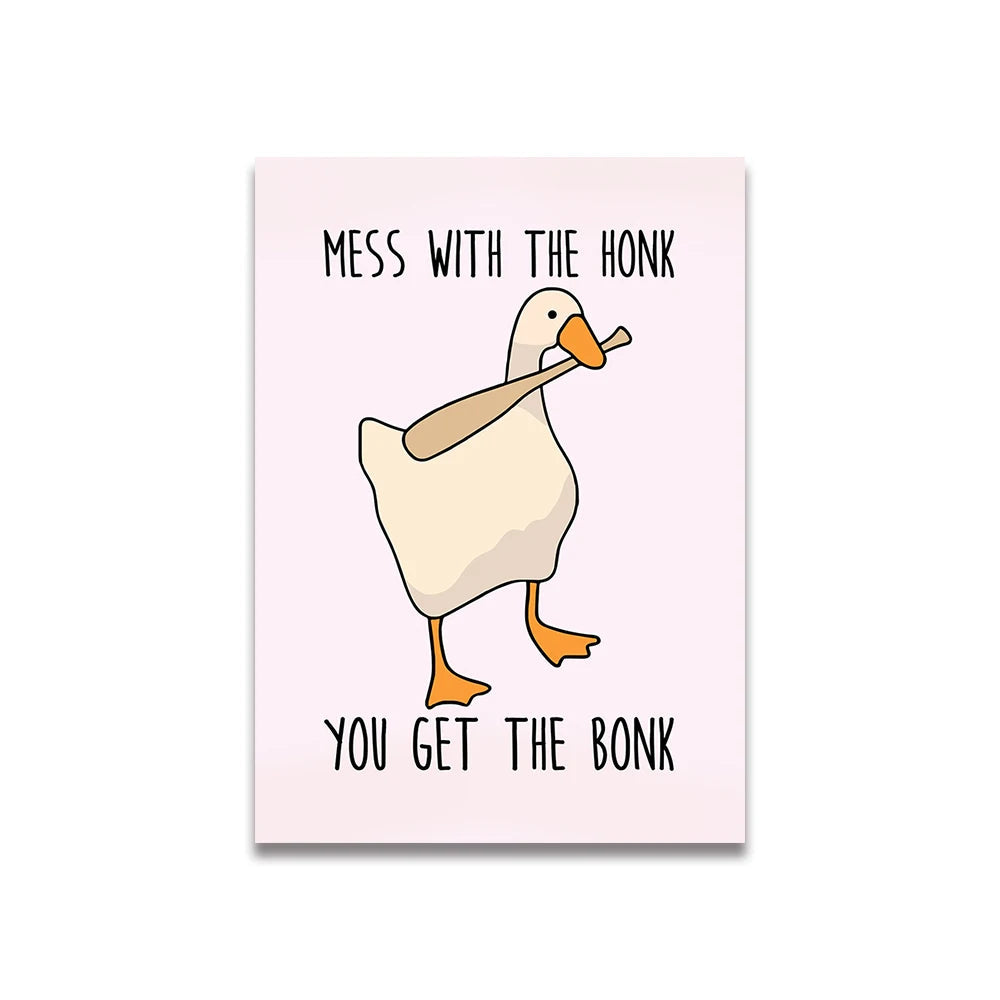 Simplicity Vintage Pink Cartoon Print Canvas Posters Wall Art Poster Home Decor Canvas Print Painting Living Room Bedroom Decor Quick Pick Grocers